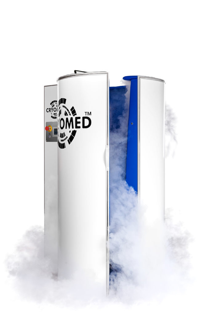 Compact cryosauna for medical purposes